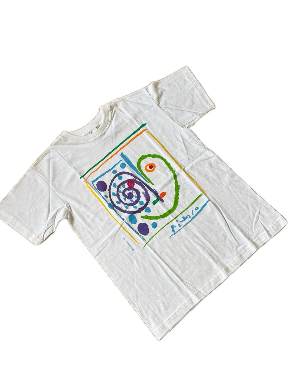 Pablo Picasso 1999 Vintage Art T-Shirt Modern Art Portrait Size M Made In Spain